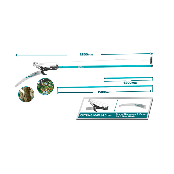 Extendable Pole Saw & Pruner
