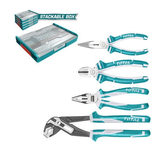 4 Pcs Stackable High Leverage Pliers Set