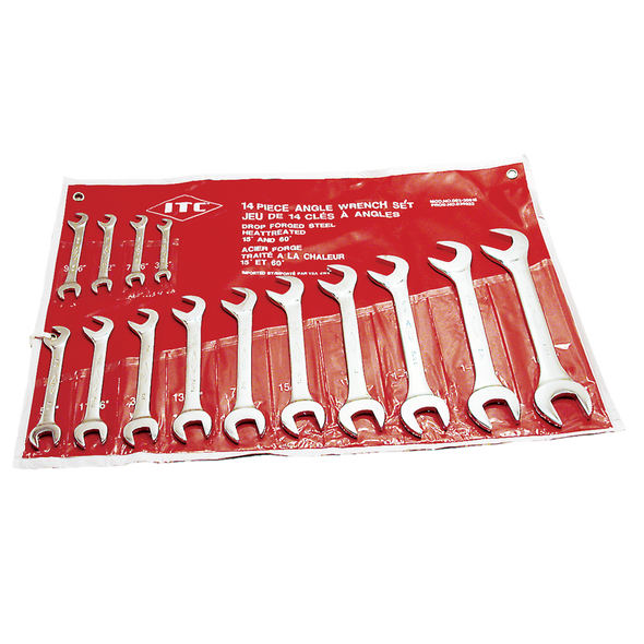 Angle Wrench Set - 60° & 15° - SAE - 14PC