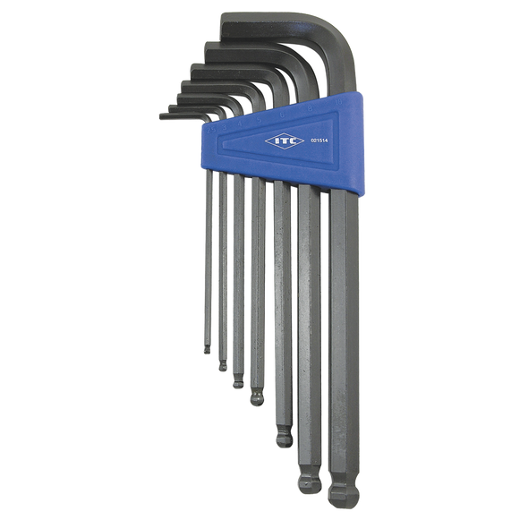 Hex Key Set - Chrome Vanadium - Ball Nose - Metric - 7PC
