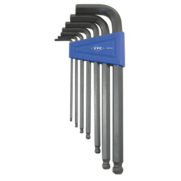 Hex Key Set - Chrome Vanadium - Ball Nose - Metric - 7PC