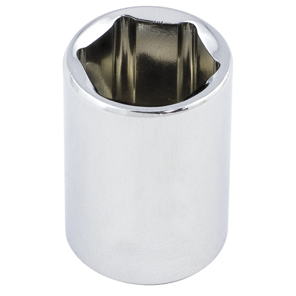 ITC 1/4" Dr Chrome Socket - Metric - Regular - 6 Point