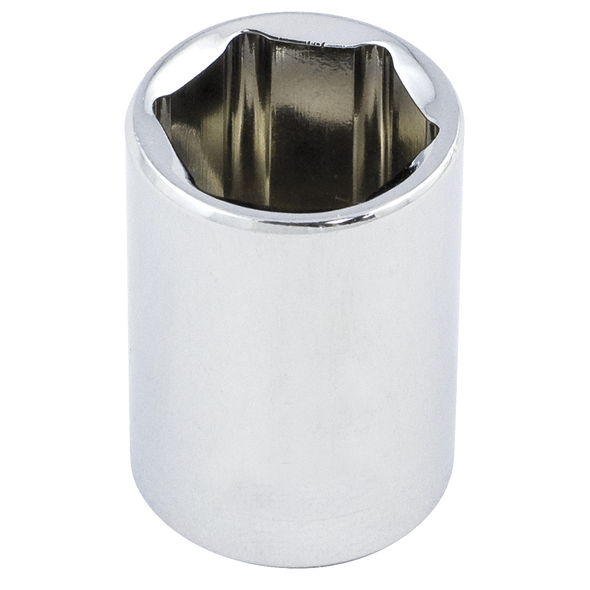 ITC 3/8" Dr Chrome Socket - SAE - Regular - 6 Point