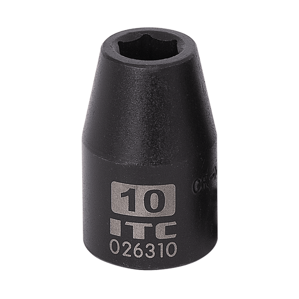 ITC 1/2" Dr Impact Socket - Metric - 6 Point