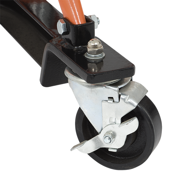 High Lift Air/Hydraulic Professional Transmission Jack - 2-Stage - 1 Ton