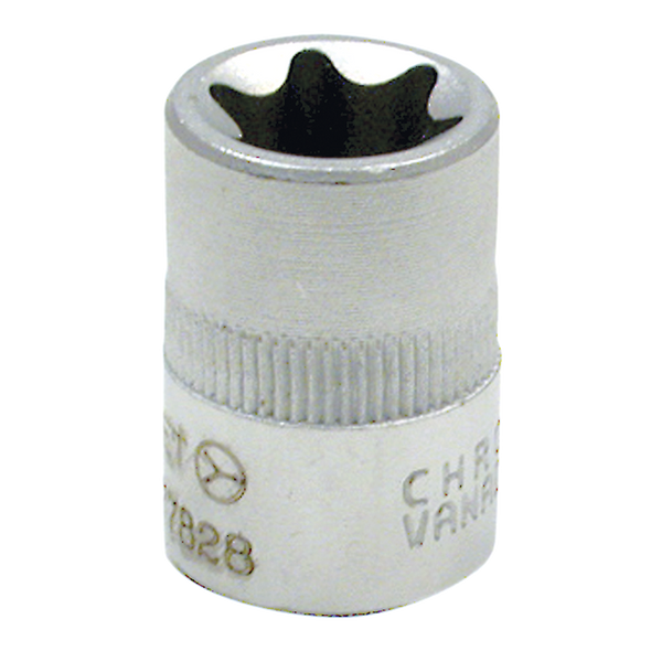 Chrome Socket - External Torx Bit - Regular - 3/8" Dr
