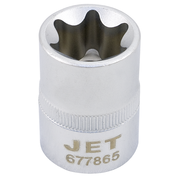 Chrome Socket - External Torx Bit - Regular - 1/2" Dr