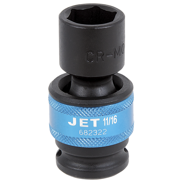 1/2" Dr Impact Socket - SAE - Universal Regular - 6 Point