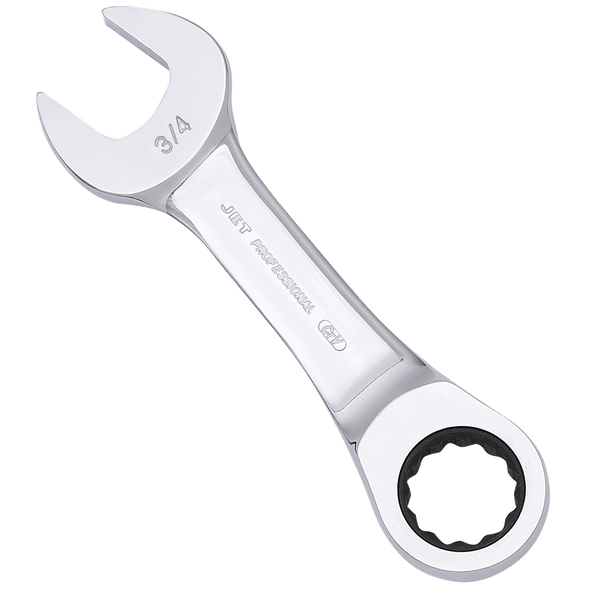 Ratcheting Stubby Wrench Set - SAE - 8 Pc