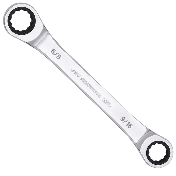 Ratcheting Double Box Wrench Set - SAE - 4 Pc