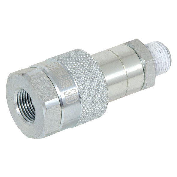 Quick Coupler - Male / Female - High Flow - 3/8"