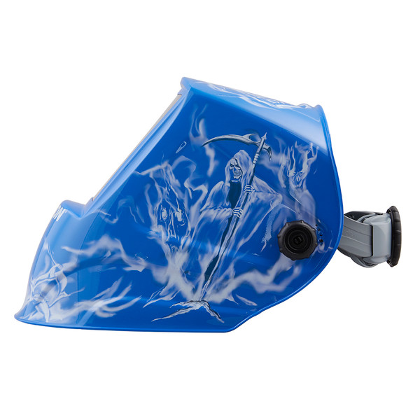 Premium Graphic Welding Helmet - ADF Fixed Shade 10 - Reapers n Roses