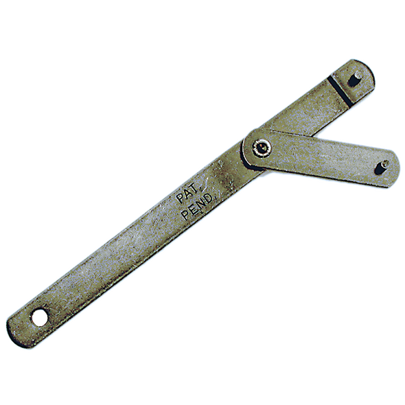 Adjustable Pin Wrench for Flange Nuts