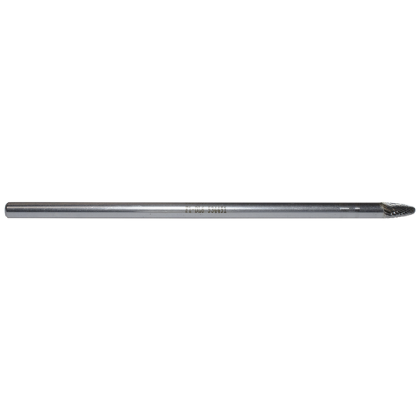 1/4" JET-KUT Long Shaft Tree Shape Bur (Radius End)