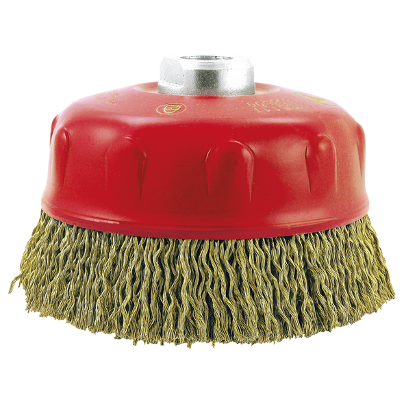 5 x 5/8-11NC MAXI-CRIMPED Premium Crimped Wire Cup Brush