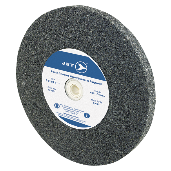 8 x 3/4 x 1 A36 Bench Grinding Wheel