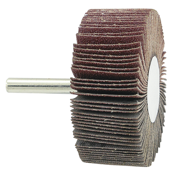 2-1/2 x 1 A80 1/4" Shaft Mounted Flapwheel 560273 CTEC Supply