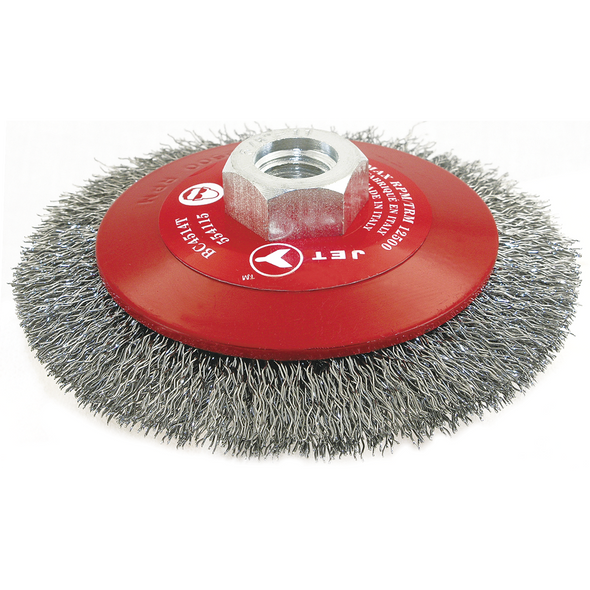 4-1/2 x 5/8-11NC Crimped Conical (Bevel) Brush