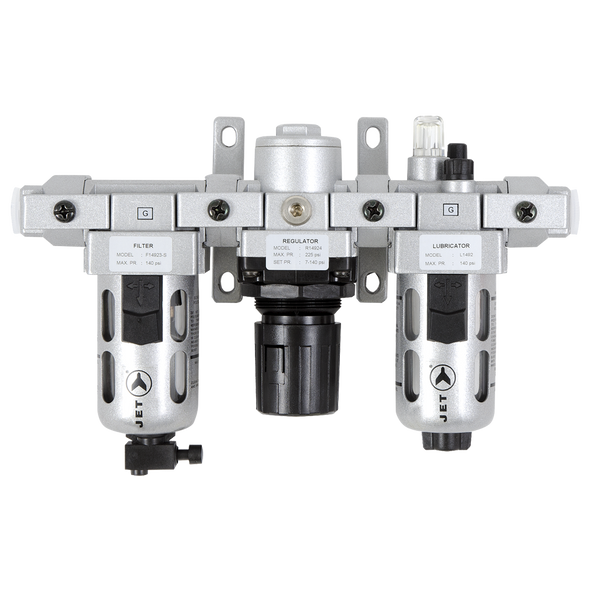 3 PC Air Filter, Regulator and Lubricator 3/8" NPT - Intermediate