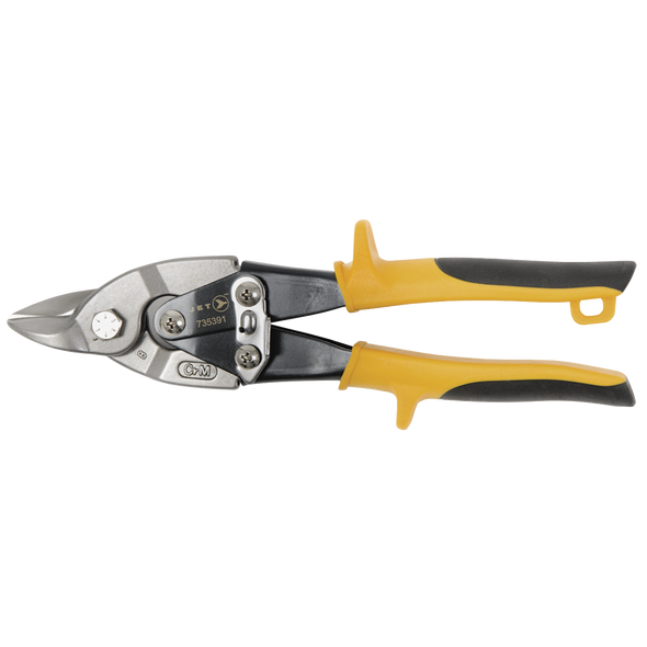9" Straight Cut Bulldog Aviation Snips - Super Heavy Duty