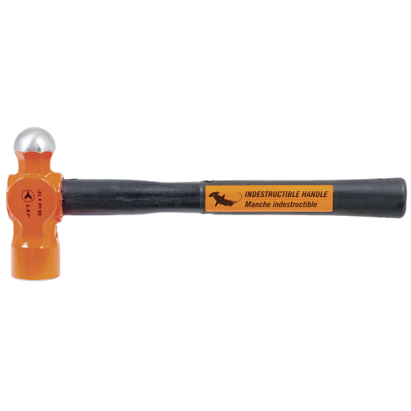 48 oz x 14" Indestructible Handle Ball Pein Hammer - Super Heavy Duty