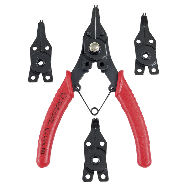 5 PC Convertible Snap Ring Pliers Set