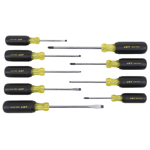 9 PC Cushion Grip Screwdriver Set