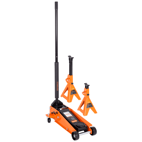 3-1/2 Ton Service Jack Plus 4 Ton Vehicle Stands