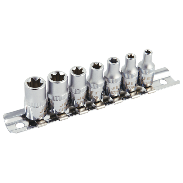 7 PC 1/4" DR External TORX Socket Set