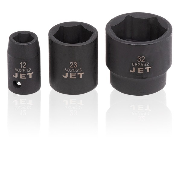 22 PC 1/2" DR Metric Impact Socket Set - 6 Point