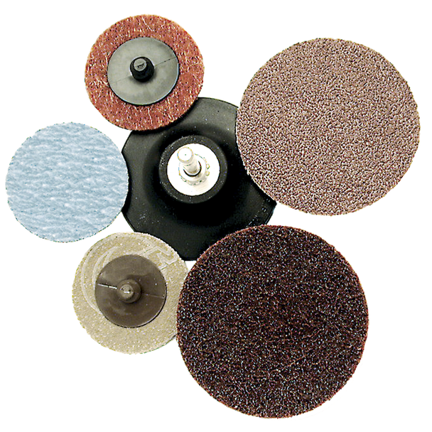 3" A120 Mini-Mite Aluminum Oxide Cloth Disc - Type R Mount