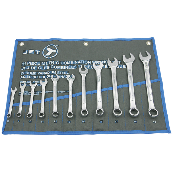 11 PC Metric Raised Panel Combination Wrench Set