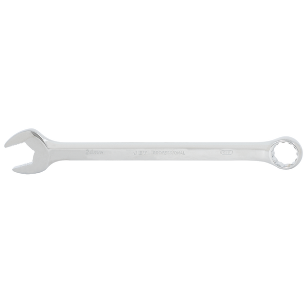 24mm Fully Polished Long Pattern Combination Wrench