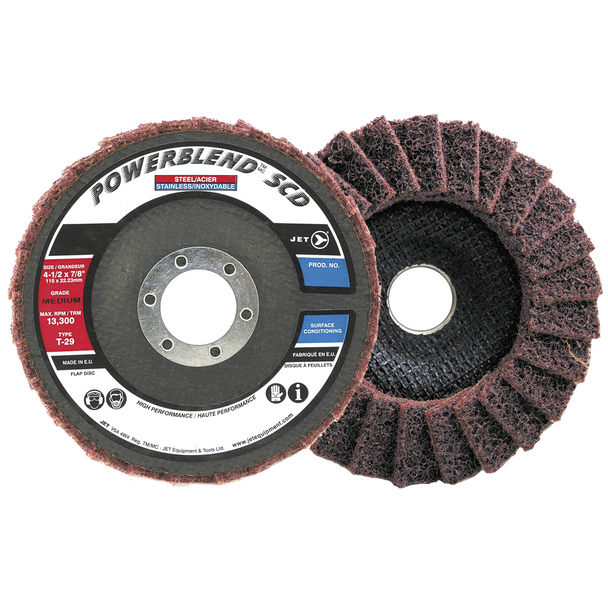 5 x 7/8 Fine POWERBLEND SCD T29 Surface Conditioning Flap Disc