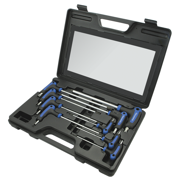 9 PC Ergonomic L-Handle Ball Nose TORX Key Set