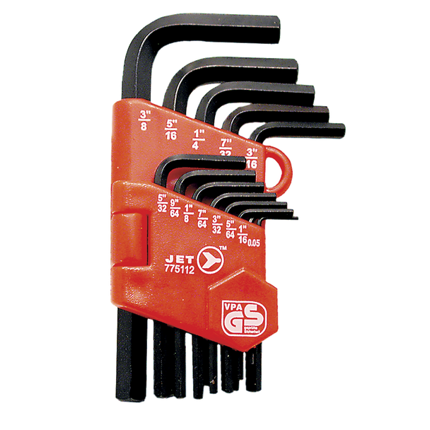 13 PC S.A.E. Short Arm Hex Key Set