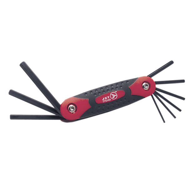 9 PC S.A.E. Folding Hex Key Set