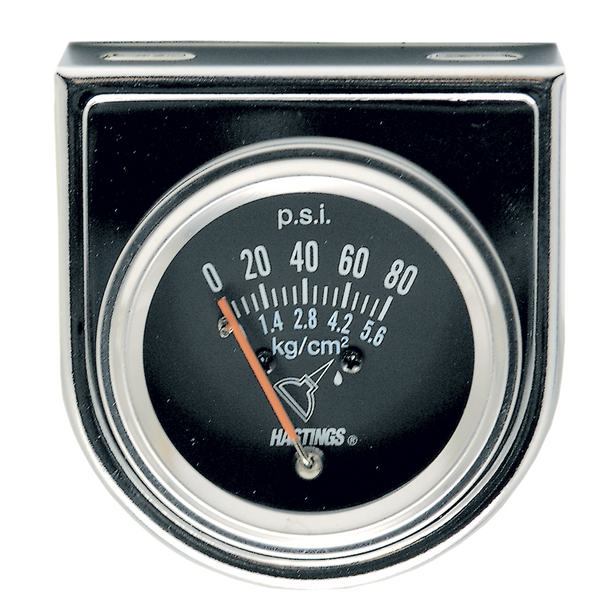 Chrome Series Mechnical Oil Pressure Gauge Kit (SKU- HTA1144) HTA1144 CTEC Supply