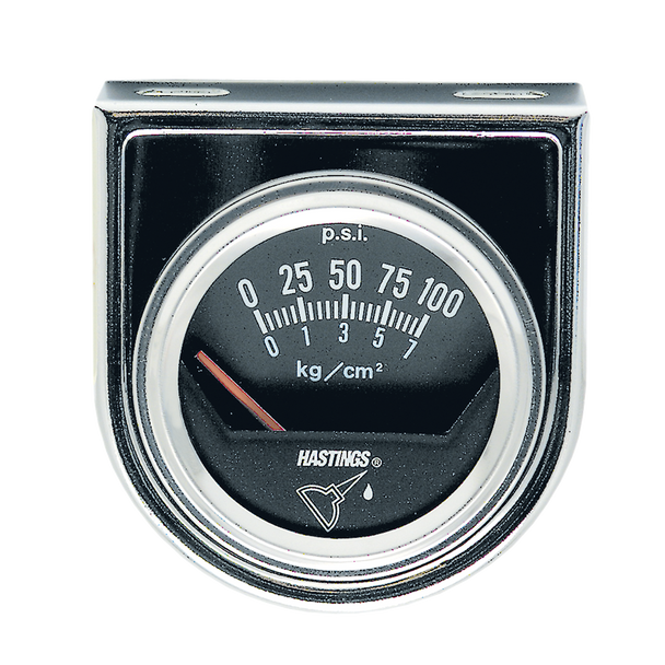 Chrome Series Electrical Oil Pressure Gauge Kit HTA1153 CTEC Supply