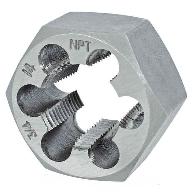 3/4"-14NPT Alloy Hex Die (1" Hex)
