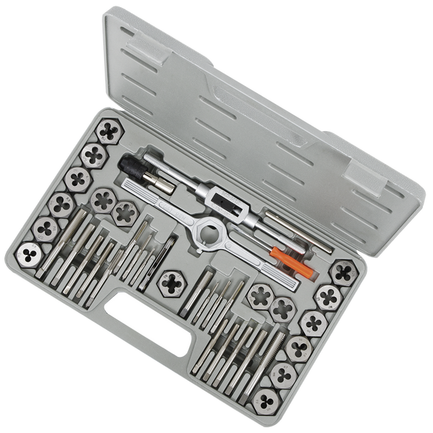 40 PC Metric H.S.S. Tap and Alloy Die Set