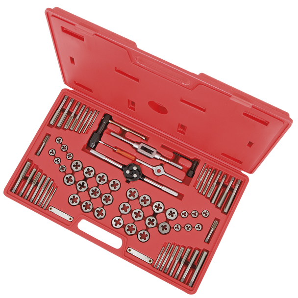 76 PC S.A.E./Metric H.S.S. Tap and Alloy Die Set