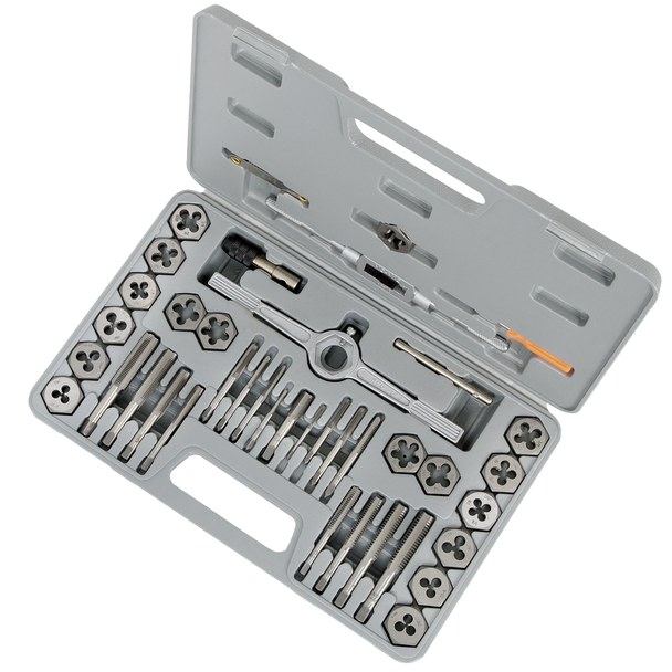 40 PC S.A.E. Alloy Tap and Die Set