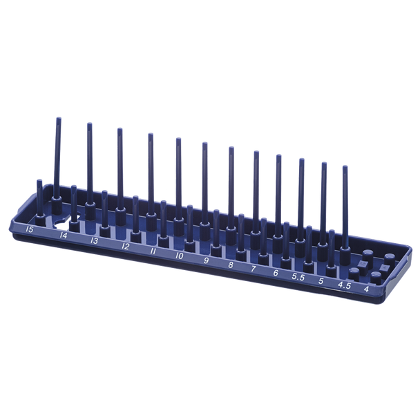 1/4" Dr Metric Socket Organizer Tray