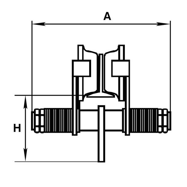 3 Ton VPT Series Manual Trolley