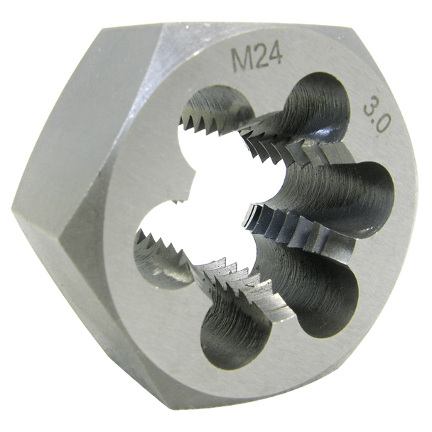 12mm-1.5 Alloy Steel Metric Hex Dies (1" Hex)
