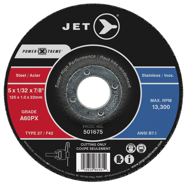 6 x 3/64 x 7/8" A60PX POWER-XTREME T27 Cut-Off Wheel