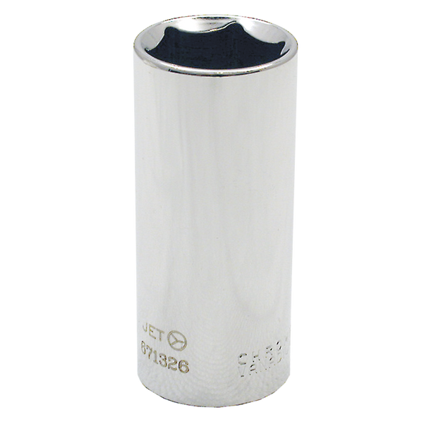 3/8" DR x 7/16" Deep Chrome Socket - 6 Point
