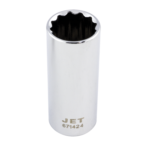 3/8" DR x 1/2" Deep Chrome Socket - 12 Point