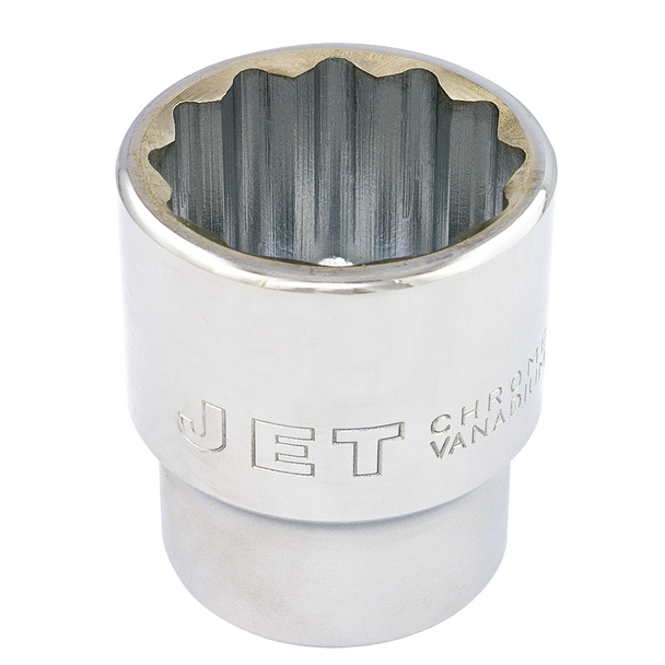 3/4" DR x 1" Regular Chrome Socket - 12 Point
